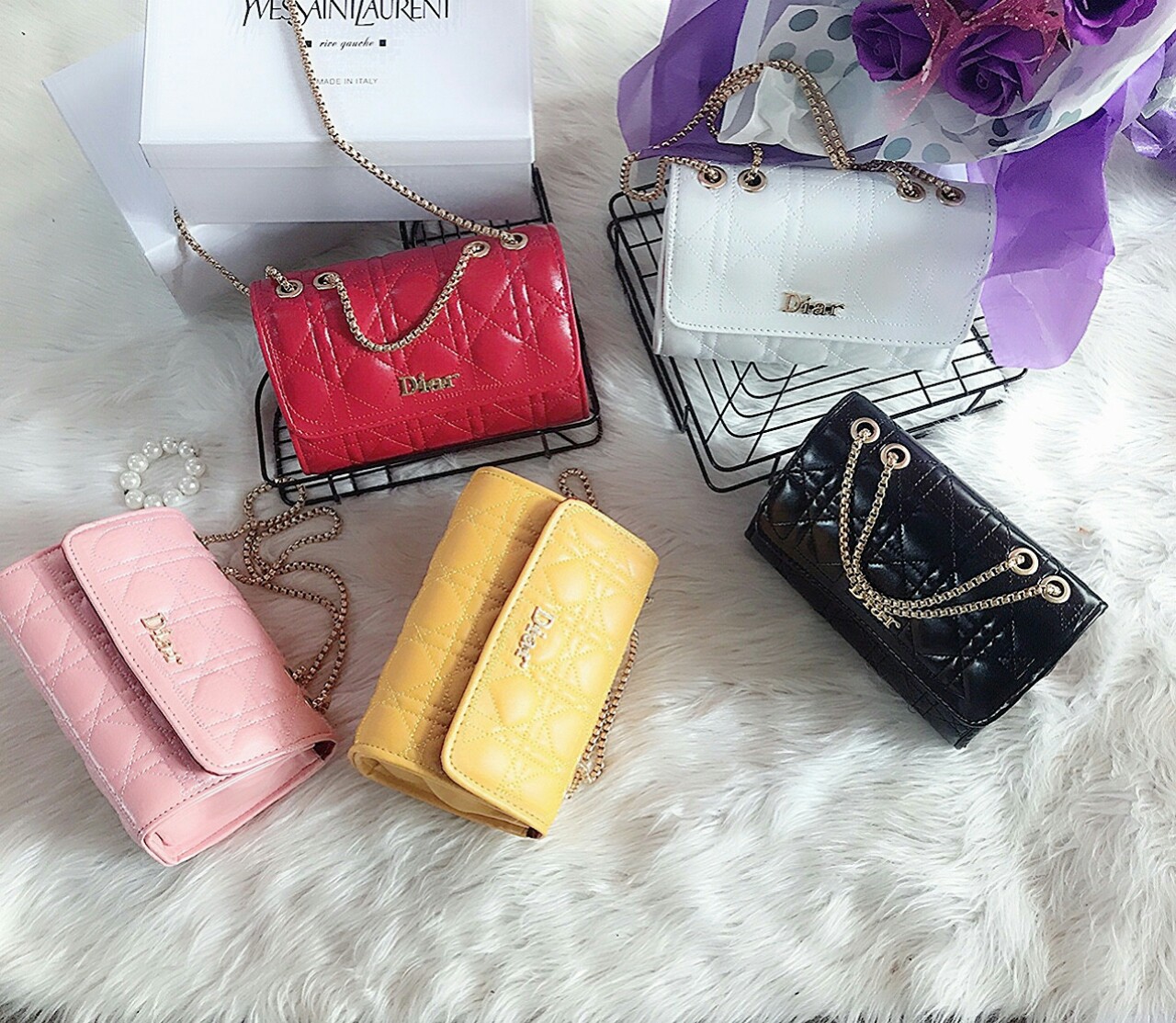 Túi nữ đeo chéo trám D.A thời trang TXGR 284