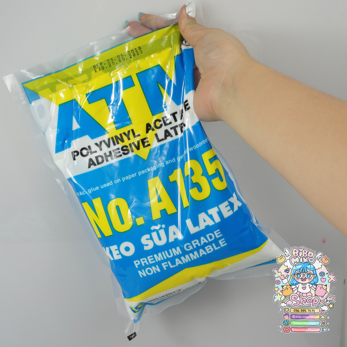 [HCM]Keo sữa Latex ATM- Chuyên dán giấy dán tường.