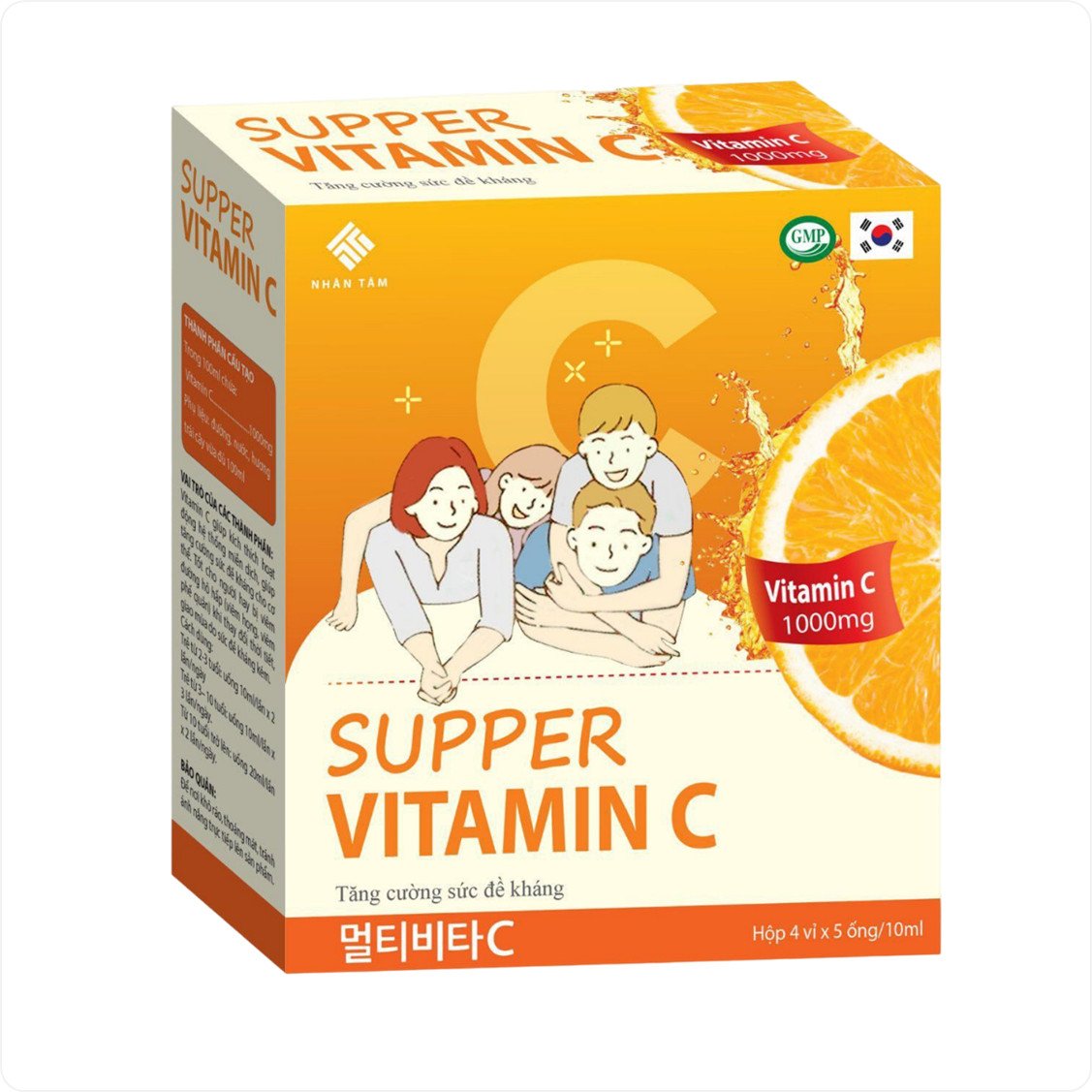 Combo 3 Hộp Ống Uống Supper Vitamin C 1000mg Bổ Sung Vitamin C Hỗ Trợ Kích Thích Tiêu Hóa Giúp Ăn Ngon Hỗ Trợ Tăng Cường Sức Đề Kháng Giúp Cơ Thể Khỏe Mạnh - Dược Phẩm Bách Lộc