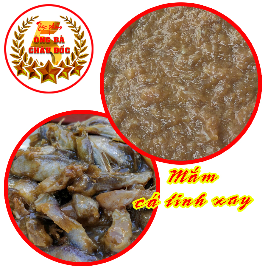 Mắm Cá Linh Xay Ông Bà 5 Châu Đốc Hủ 500gr