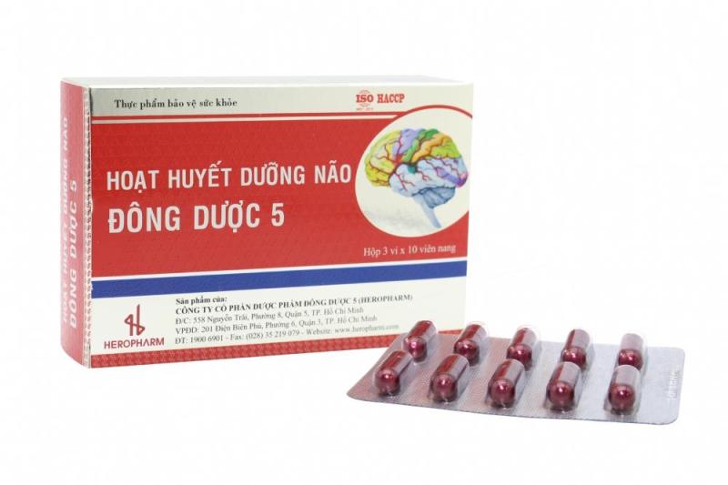 COMBO 10 HỘP HOẠT HUYẾT DƯỠNG NÃO ĐÔNG DƯỢC 5 (TẶNG 1 HỘP MÁT GAN) cao cấp
