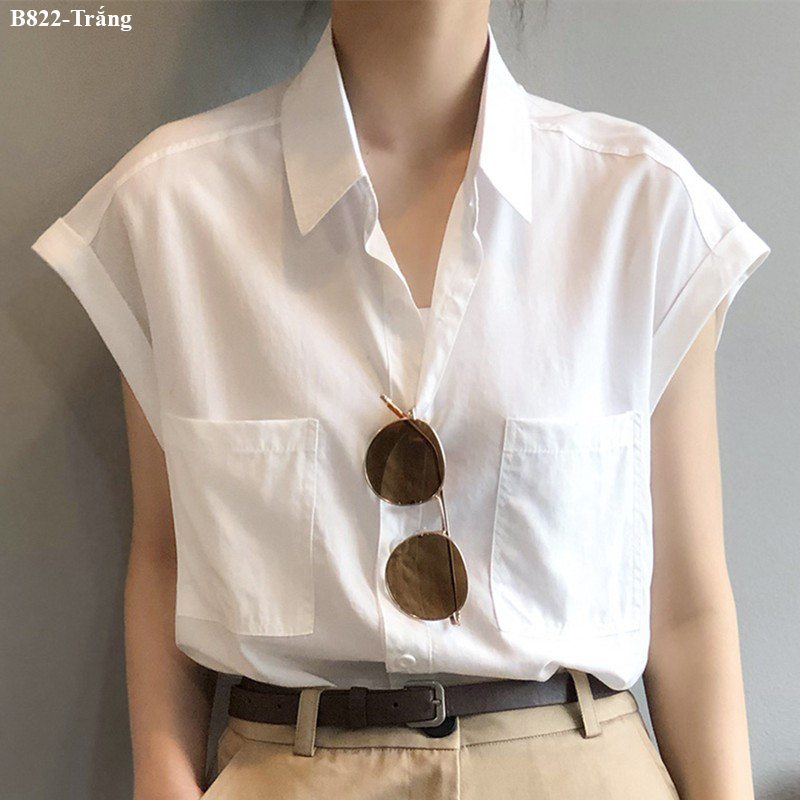 [HCM]B822- Áo SM Kate phối túi