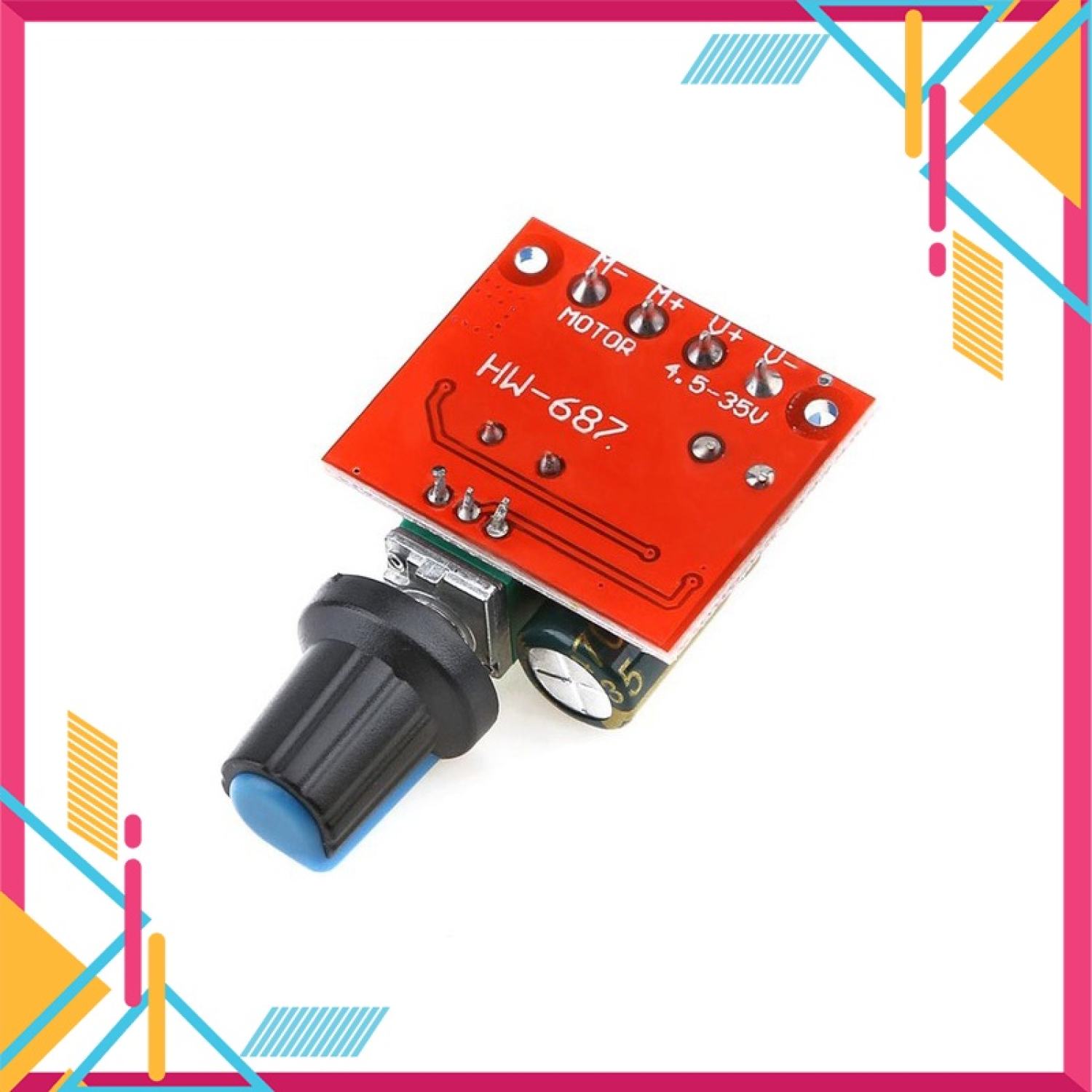 Module Điều Khiển Tốc Độ Động Cơ PWM DC-DC 4.5V-35V 5A 90W