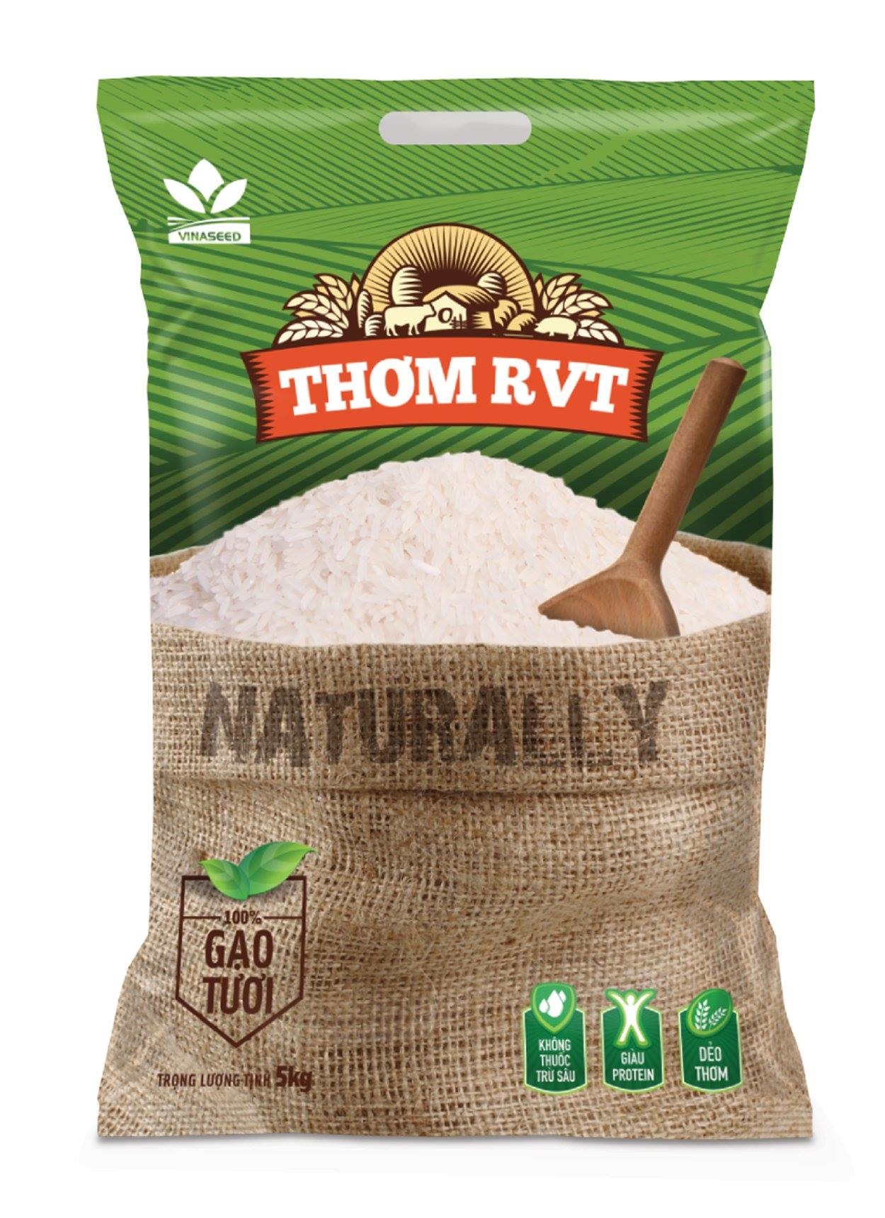 Gạo thơm RVT 5kg