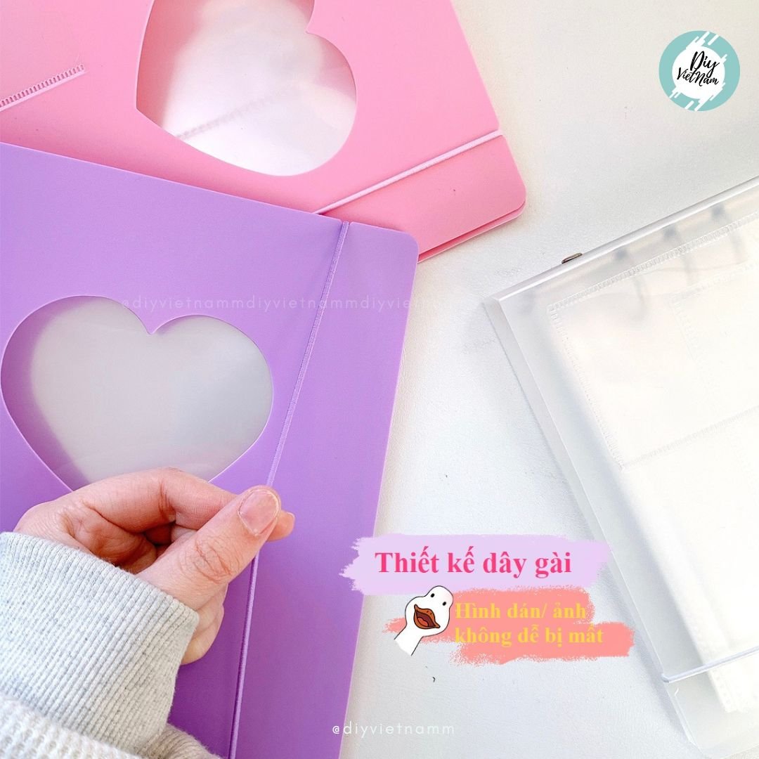 VỎ SỔ CÒNG A5 TRÁI TIM