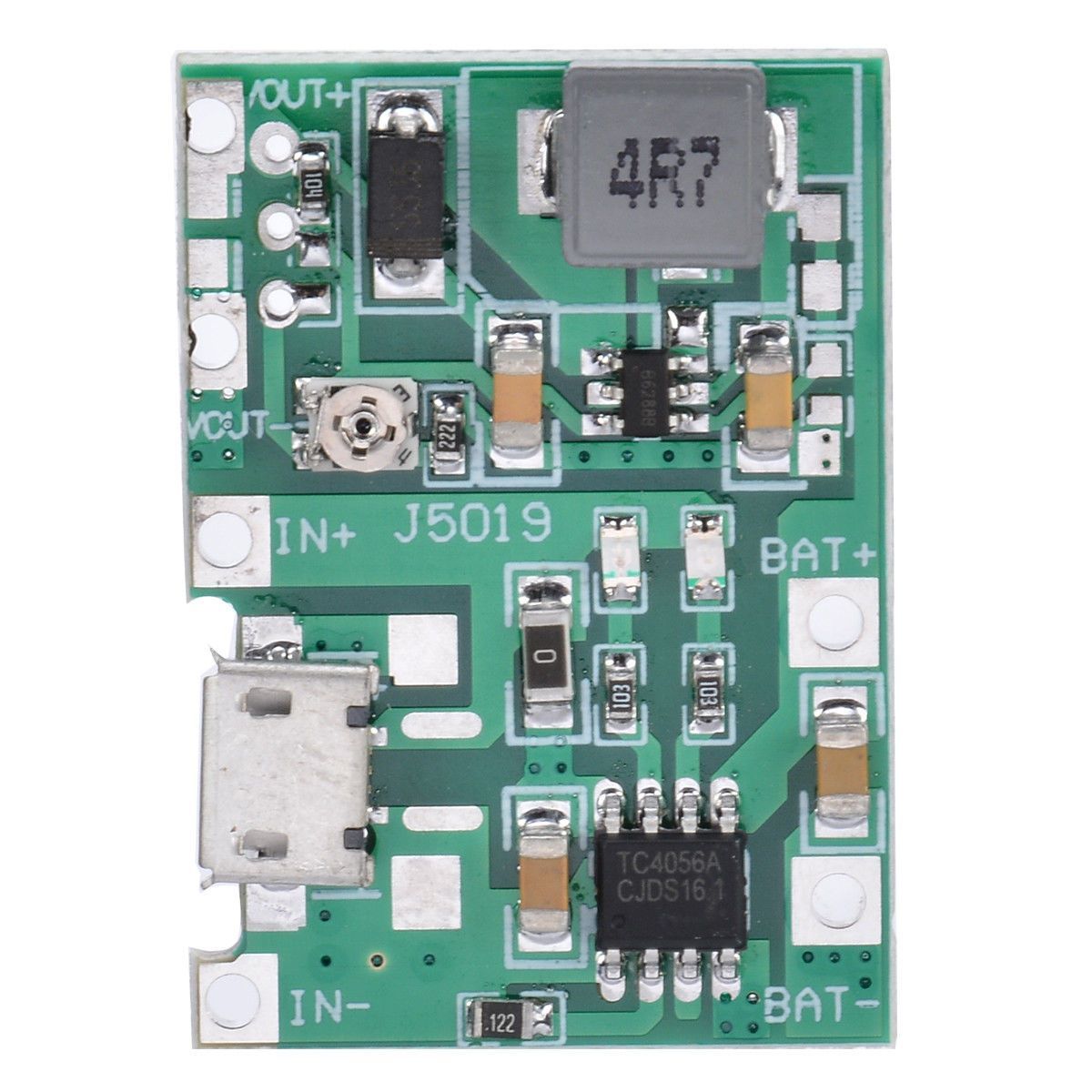 [HCM]Mạch sạc pin 18650 1s tích hợp tăng áp 27v