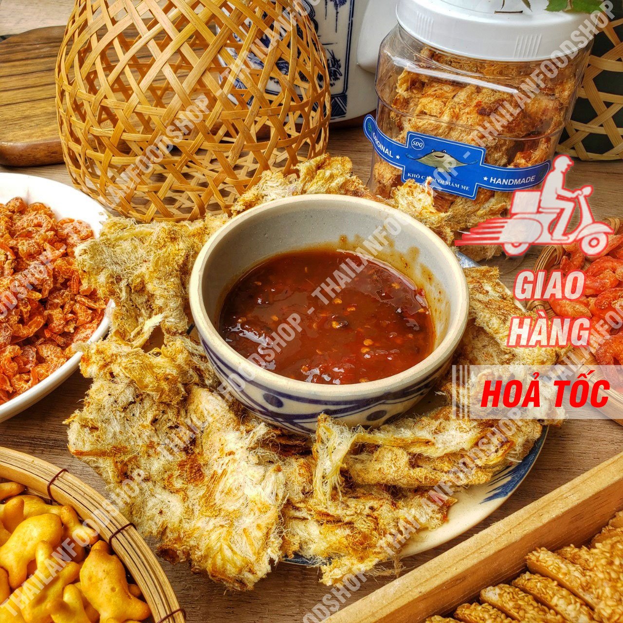 Khô Cá Đuối Mắm Me - Hộp 350gr