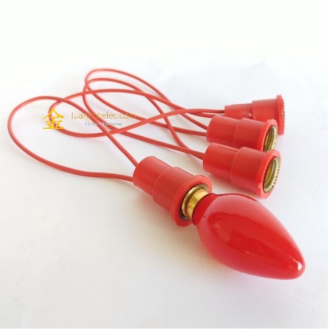 Đèn quả ớt, chuôi đèn quả ớt, đèn thờ, đèn lồng, đèn trang trí...( giá bán cho 1 đèn, 1 chuôi)