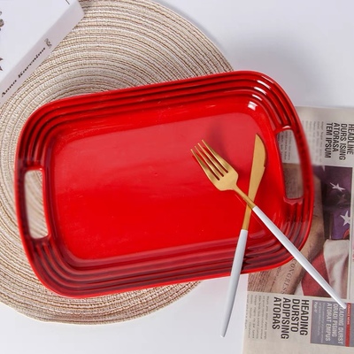 LE CREUSET Ceramic long plate 31cm home dessert plate