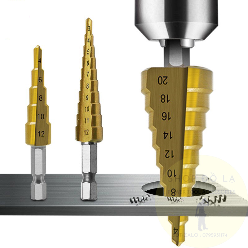 Mũi Khoan Tháp Chuôi Lục Giác 6.3mm