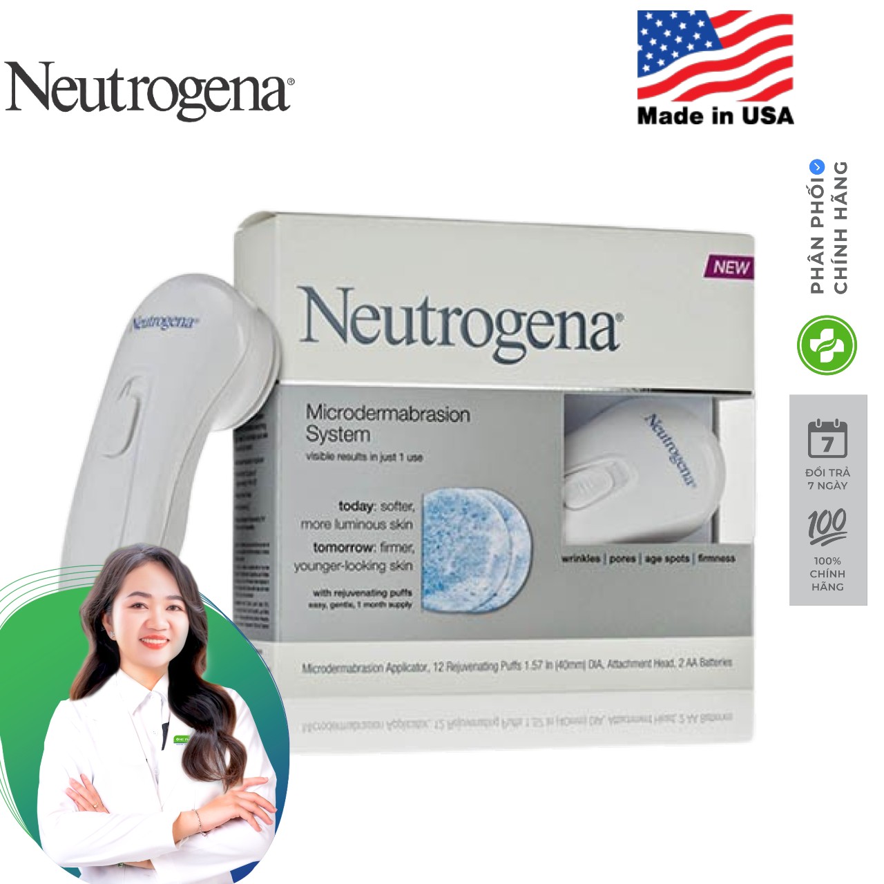 Máy rửa mặt và massage Neutrogena