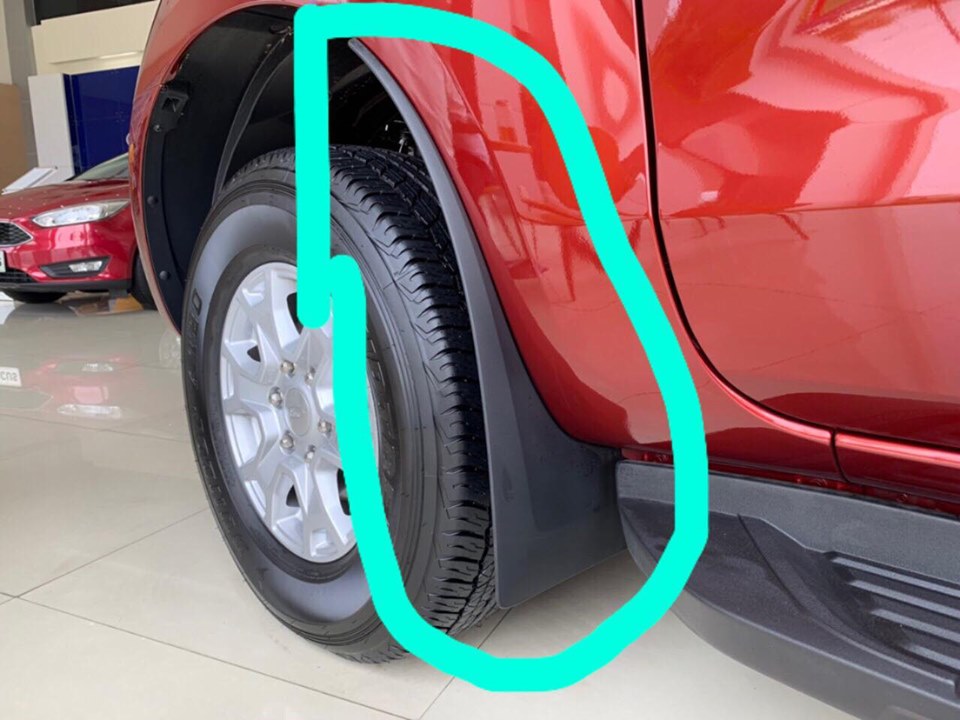 Chắn bùn Ford Ranger bộ 4 tấm 2013-2020