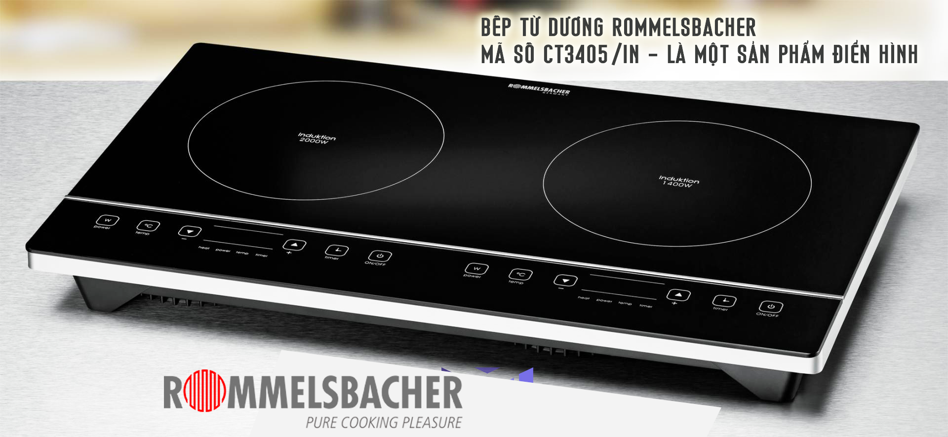 Bếp từ ROMMELSBACHER 3405/IN