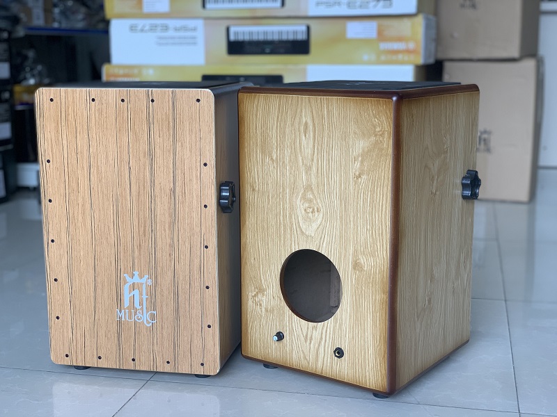 Trống cajon gỗ sồi có EQ hãng HT music