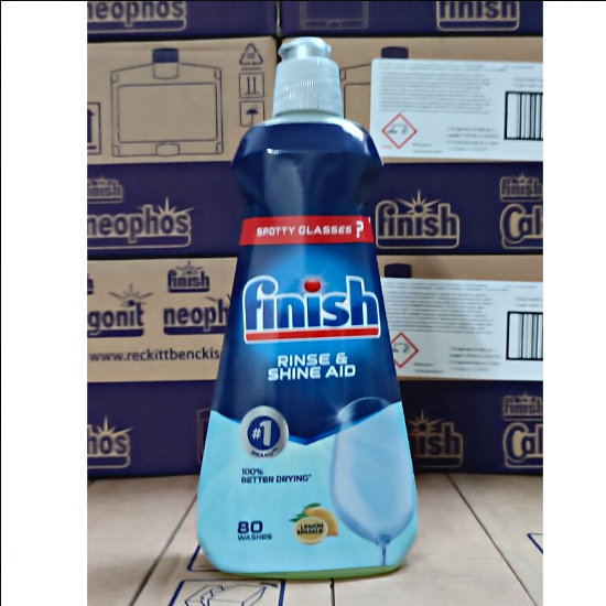 chất chợ xả finish (nước làm bóng finish ) chai 1150ml dùng cho máy rửa bát