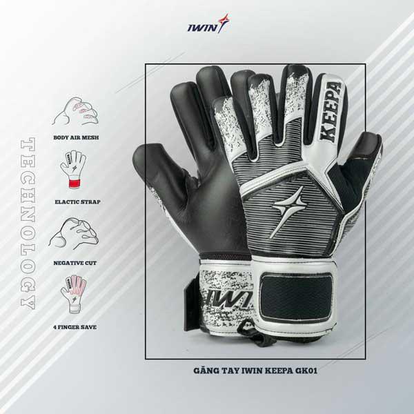 Găng Tay, Bao Tay Thủ Môn Cao Cấp – Keepa Pro GK01
