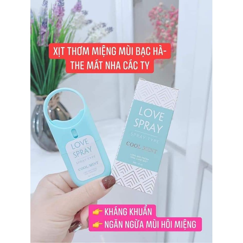 (Xả kho) Xịt Thơm Miệng Qlady Chính Hãng
