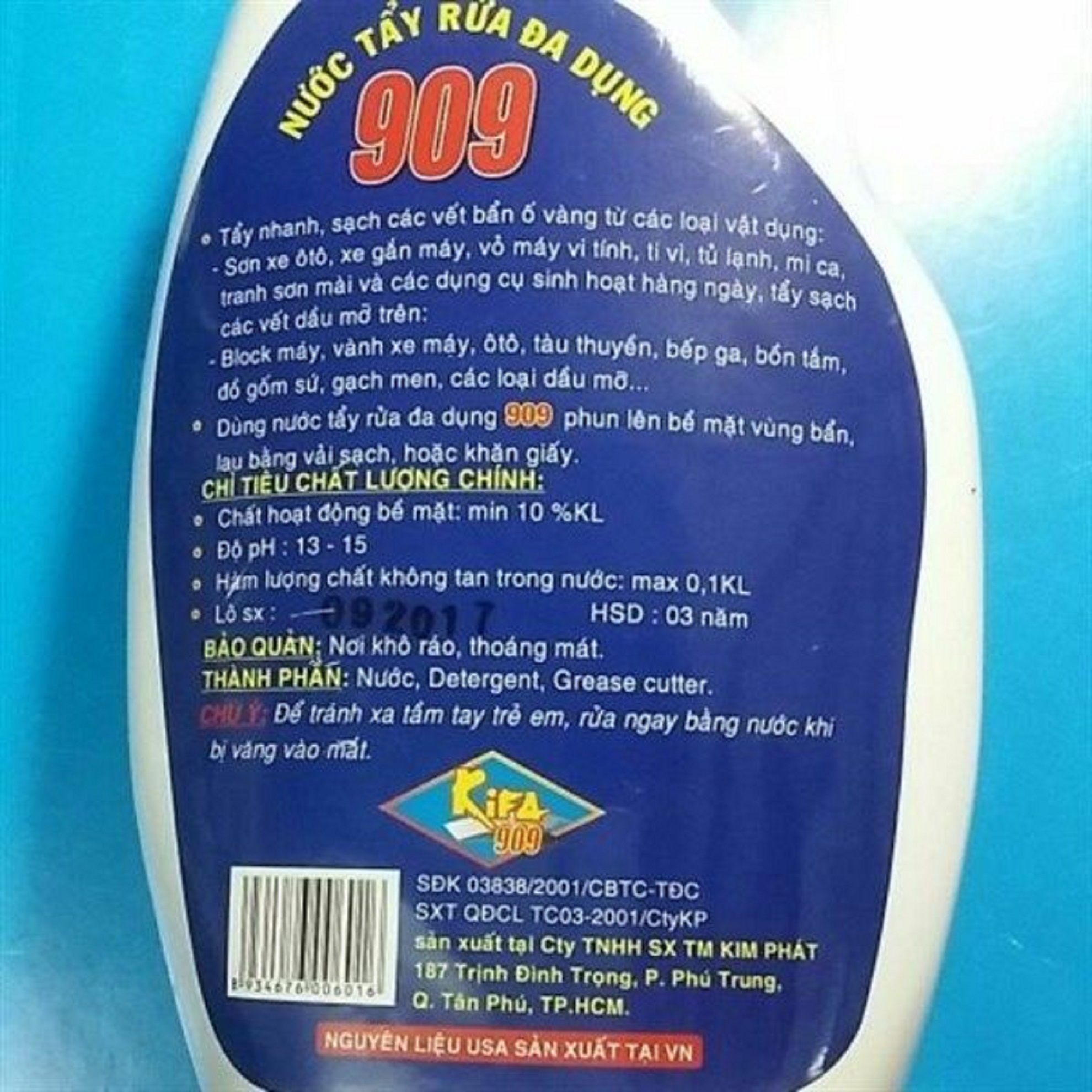 Nước tẩy đa năng 909