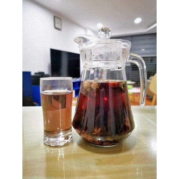 Trà gạo lứt xạ đen - túi zip 1kg