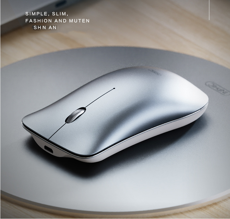 Chuột không dây Bluetooth+Wireless INPHIC, pin sạc lại, không ồn, siêu mỏng ( BH 3 tháng )