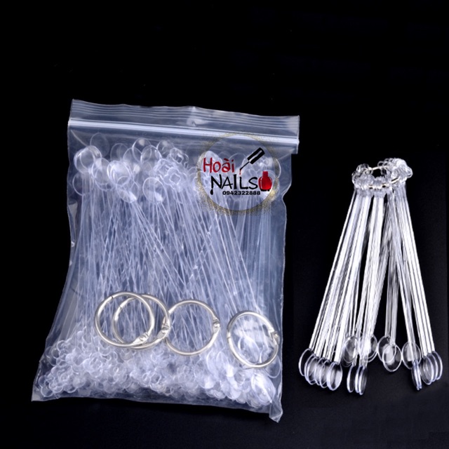 Móng kẹo sơn mẫu( gói 100 móng) Phụ kiện Nail
