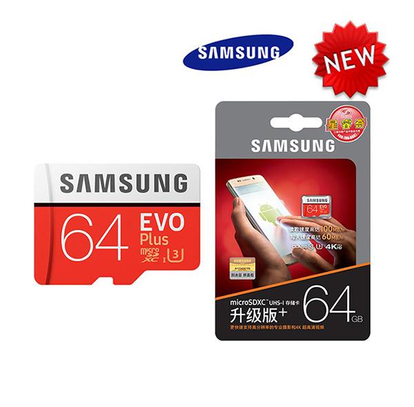Thẻ nhớ micro SD samsung Evo plus 64GB video 4k 100Mb/s