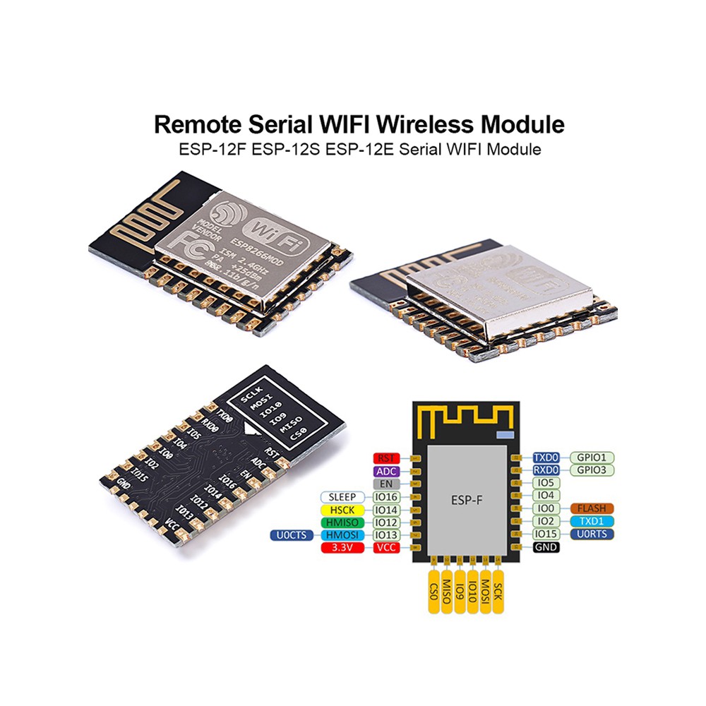Mạch Thu Phát Wifi SoC ESP8266 ESP8266MOD ESP-12F