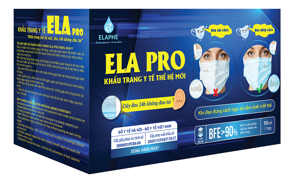 Khẩu trang y tế Ela Pro
