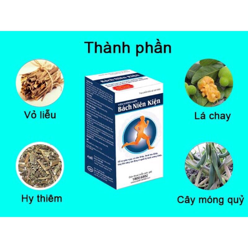BÁCH NIÊN KIỆN - tích điểm đổi quà liền tayHộp 80 viên
