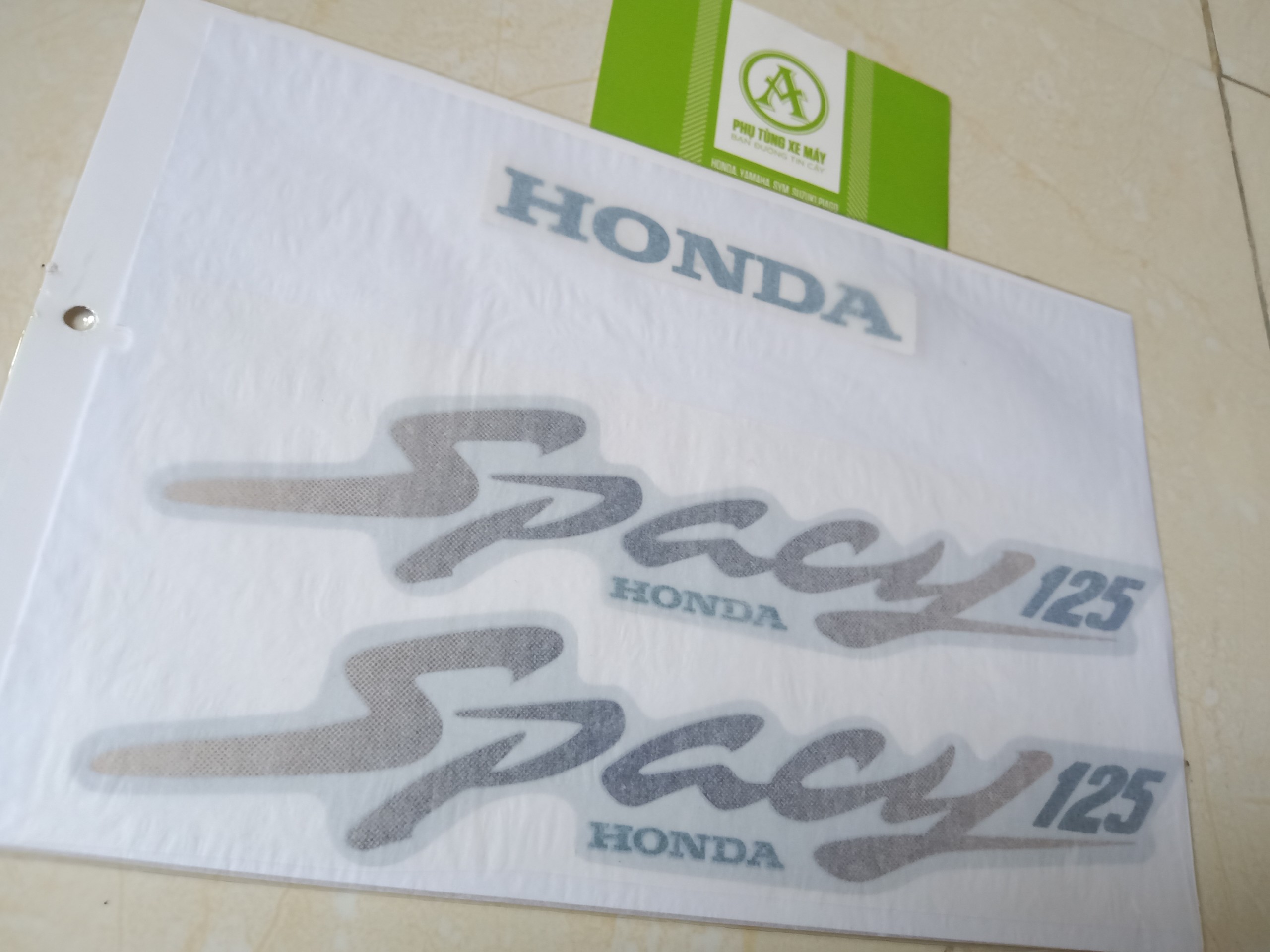 Trọn Bộ Tem Honda Spacy 125 2000 Màu Trắng