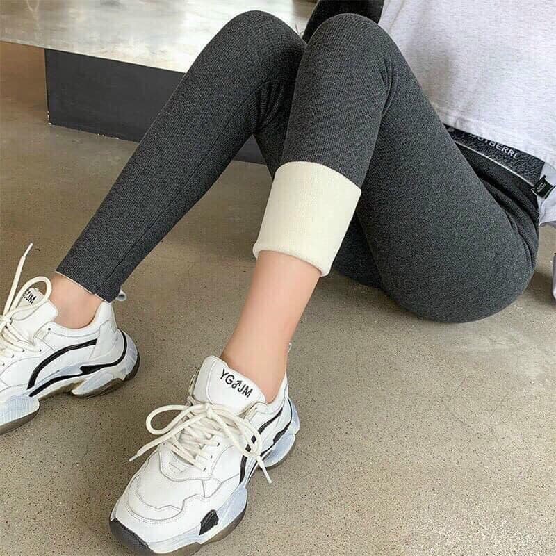 QUẦN LEGGING GÂN TĂM CẠP CHỮ