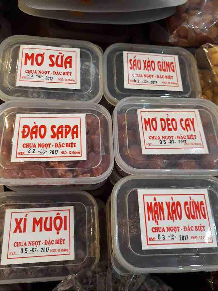 Ô mai thập cẩm hộp 500g