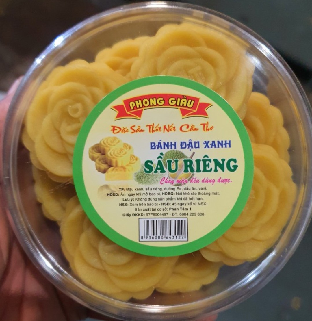 BÁNH ĐẬU XANH CÓ NHÂN (PHONG GIÀU FOOD)
