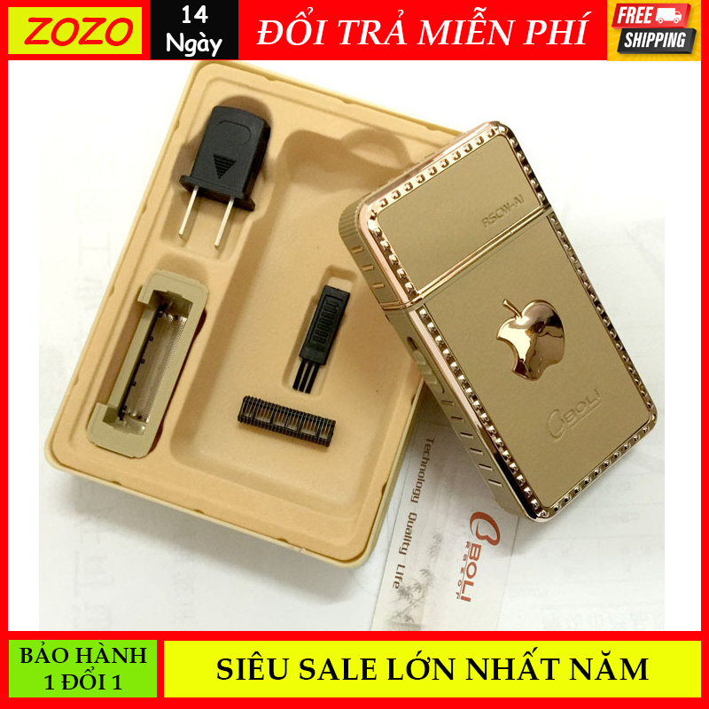 Máy cạo râu boli rscw - máy cạo râu boli rscw new 2020 pin khủng - fullbox loại 1 - bảo hành 3 tháng, cao râu ip, cạo râu sạc điện, máy cạo râu hình chiếc ip