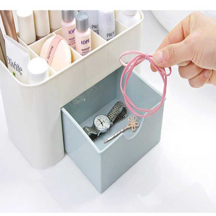 Kệ Mỹ phẩm mini có khay và nhiều ngăn
