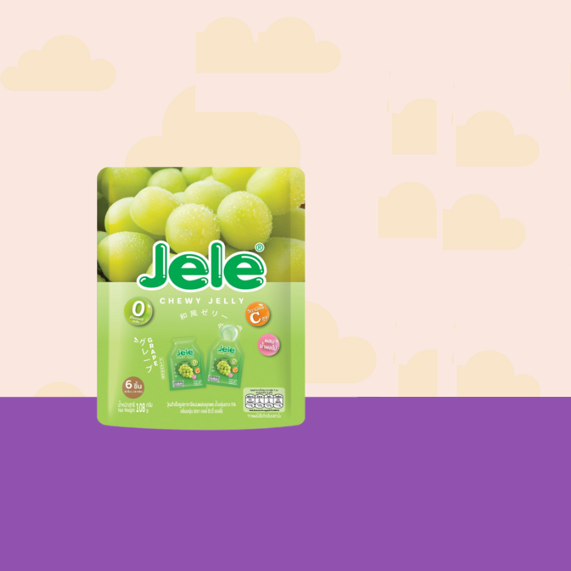 Thạch Trái Cây Jele Chewy Jelly 108g đủ vị