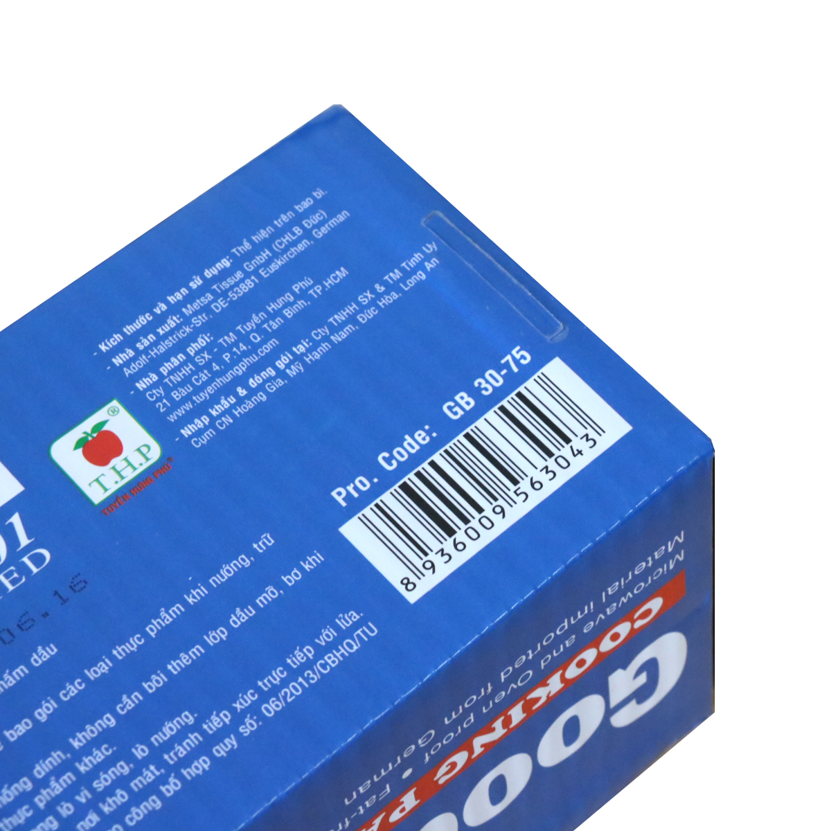 [GB75] [R30cm x D75m] GIẤY NẾN NƯỚNG BÁNH GOODBAKE Baking Paper