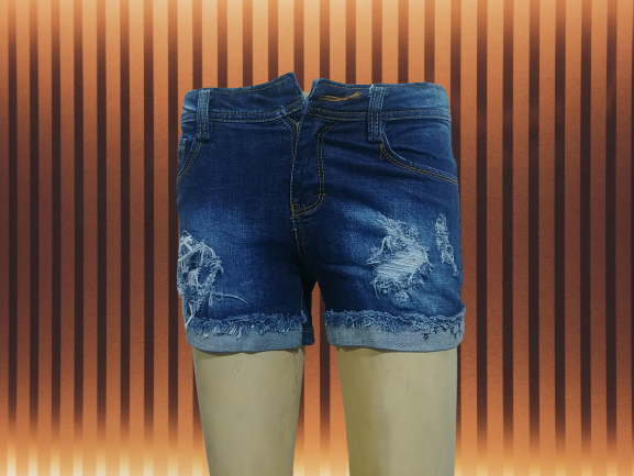 [HCM]quần short jean nữ lai lật