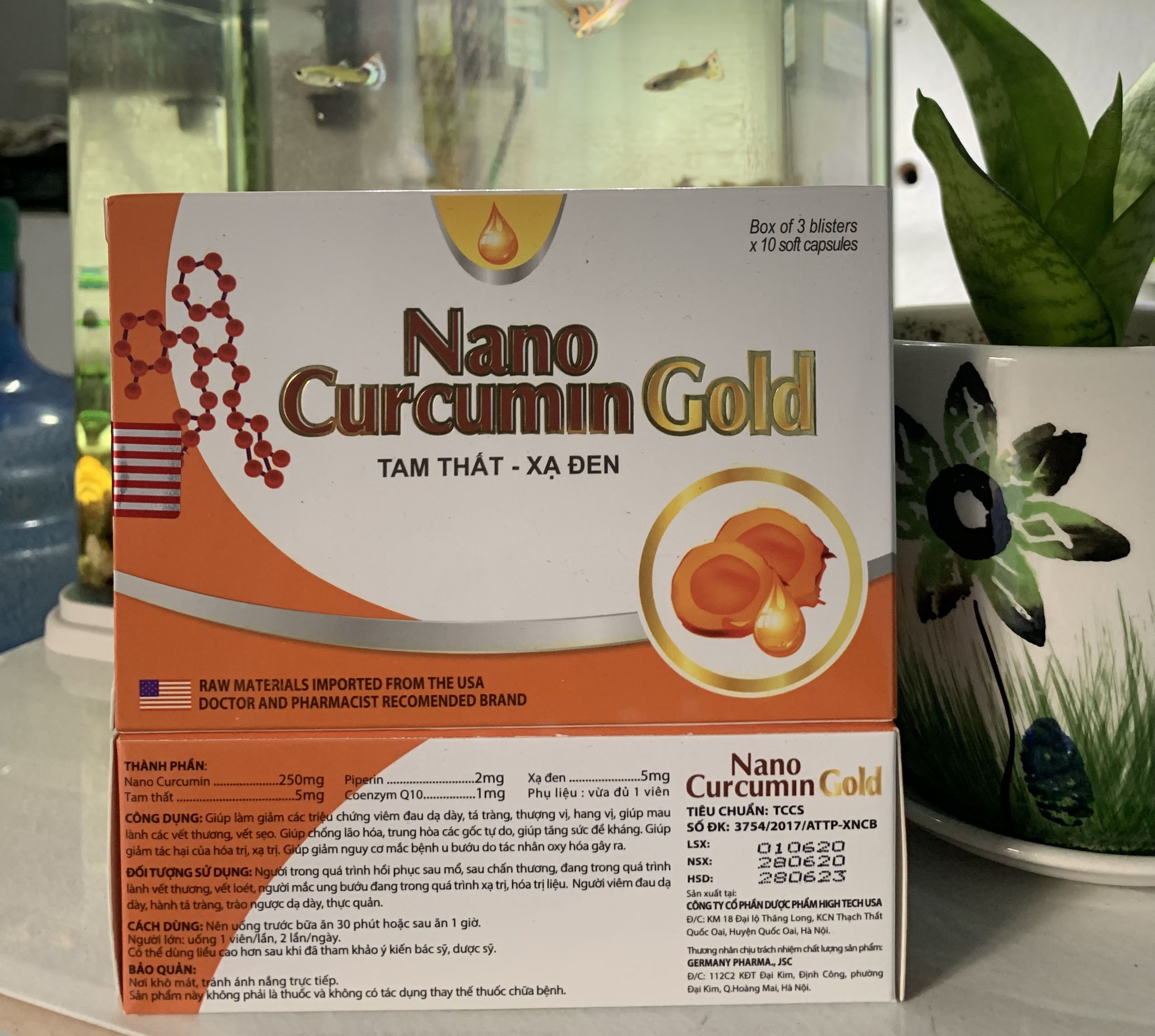 Nano Curcumin Gold Giúp làm giảm các triệu chứng viêm đau dạ dày, tá tràng, thượng vị, hang vị, giúp nhanh lành vết loét
