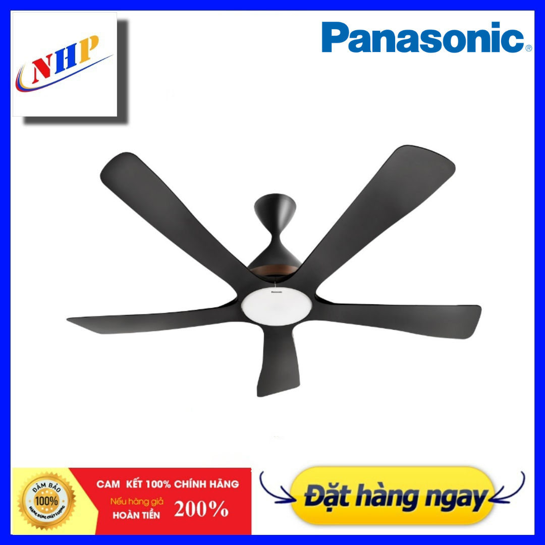 Quạt trần 5 cánh Panasonic F-60DGN (Điều khiển từ xa) bằng ứng dụng Panasonic và kết nối Wireless 2.4GHz (phù hợp cho cả hệ điều hành IOS và Android)