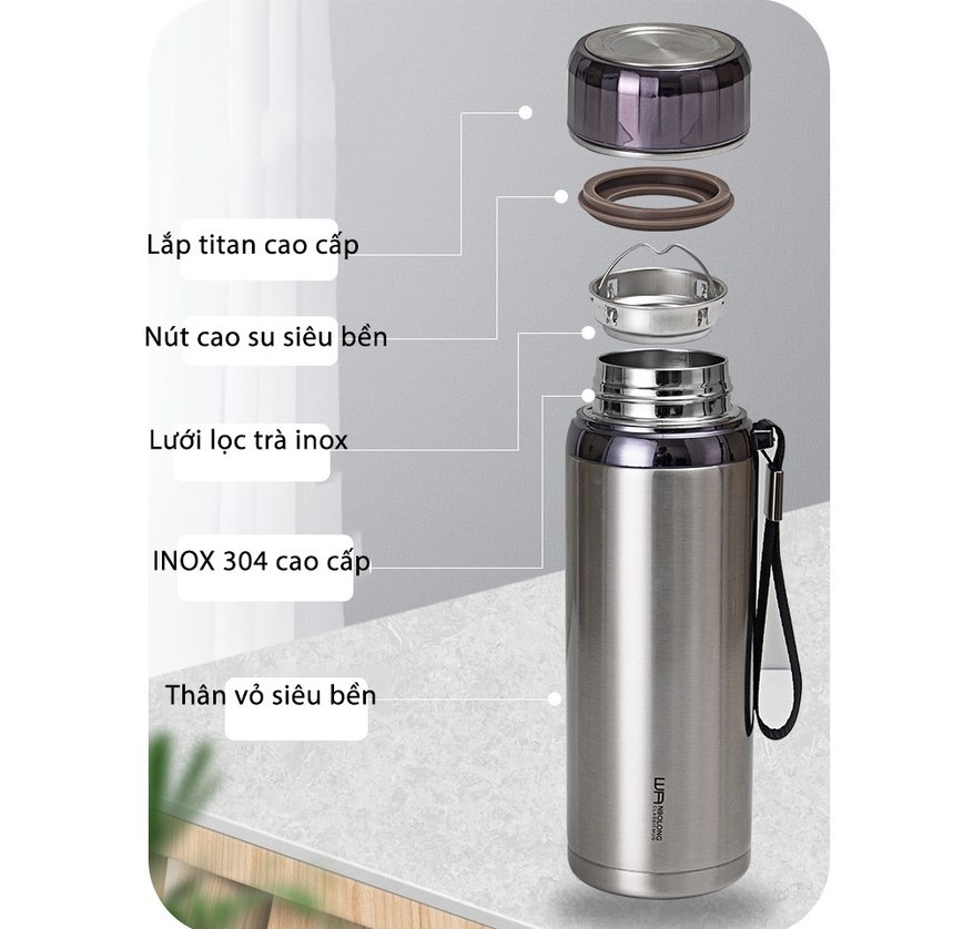 Bình giữ nhiệt BAOL WL31 1000ml
