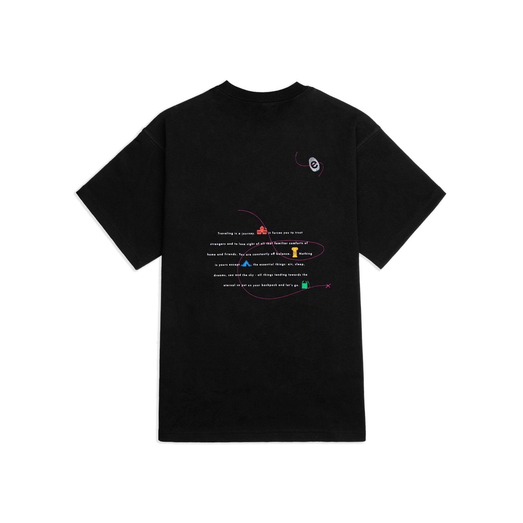 ÁO THUN LEVENTS MAP TEE/ CREAM & BLACK (Click Ưu Đãi Mua Kèm Deal Sock)