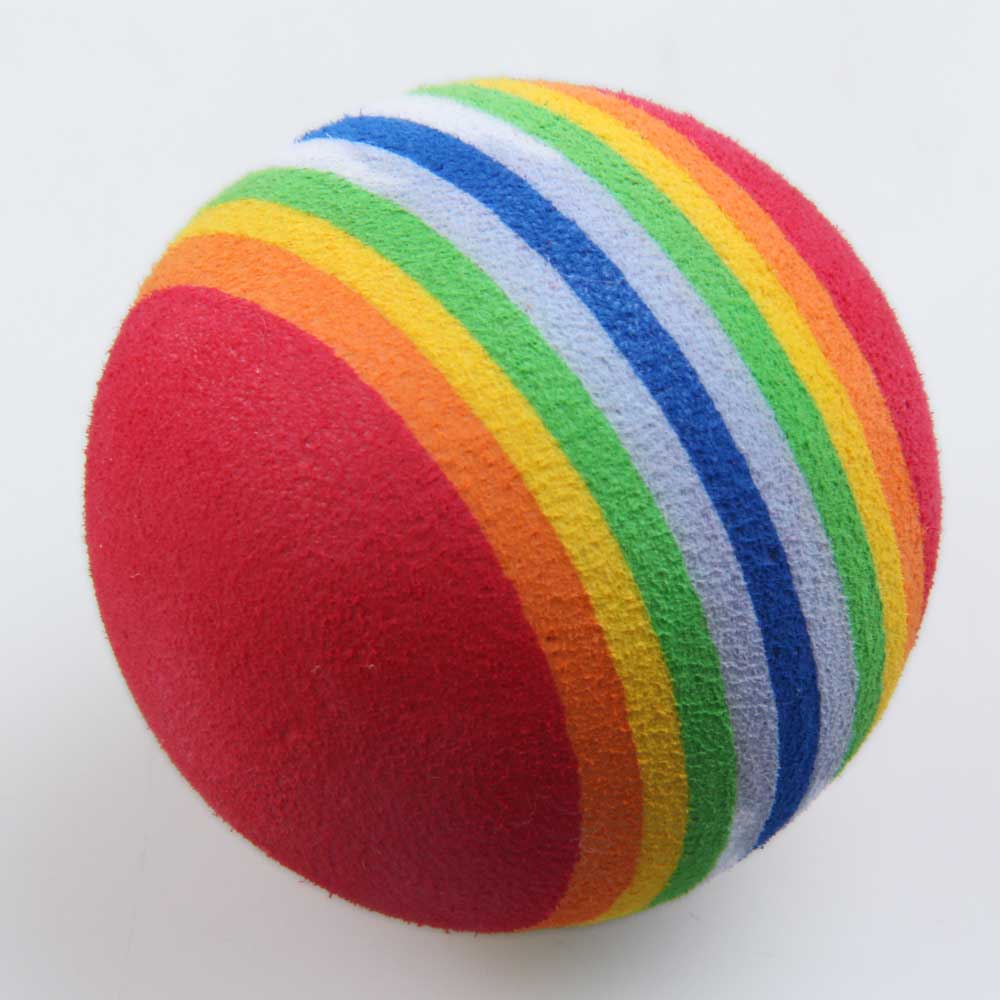 50 x Golf Swing Training Aids Indoor Practice Sponge Foam Rainbow Balls