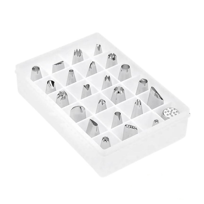 Bộ 24 đuôi bắt kem cỡ trung inox cao cấp