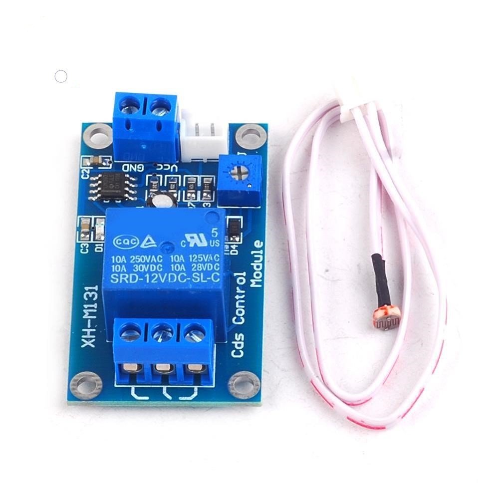Mạch điều khiển đóng ngắt relay 12vdc bằng cảm biến ánh sáng