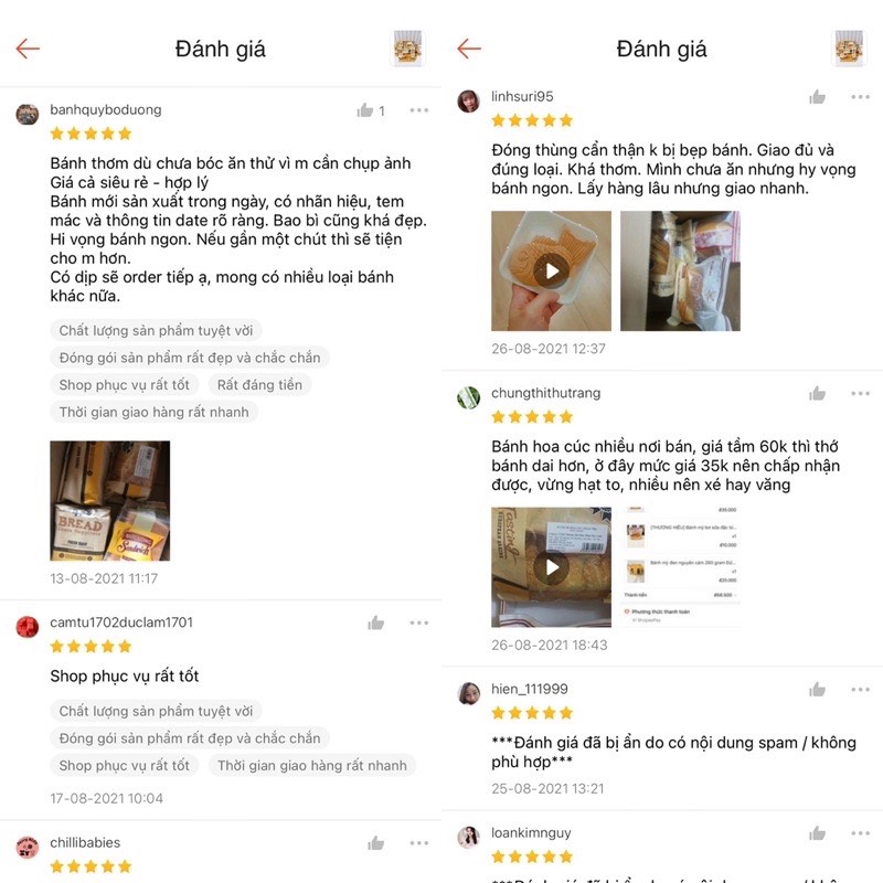 Bánh mì hoa cúc Pháp 300gram Đức Long