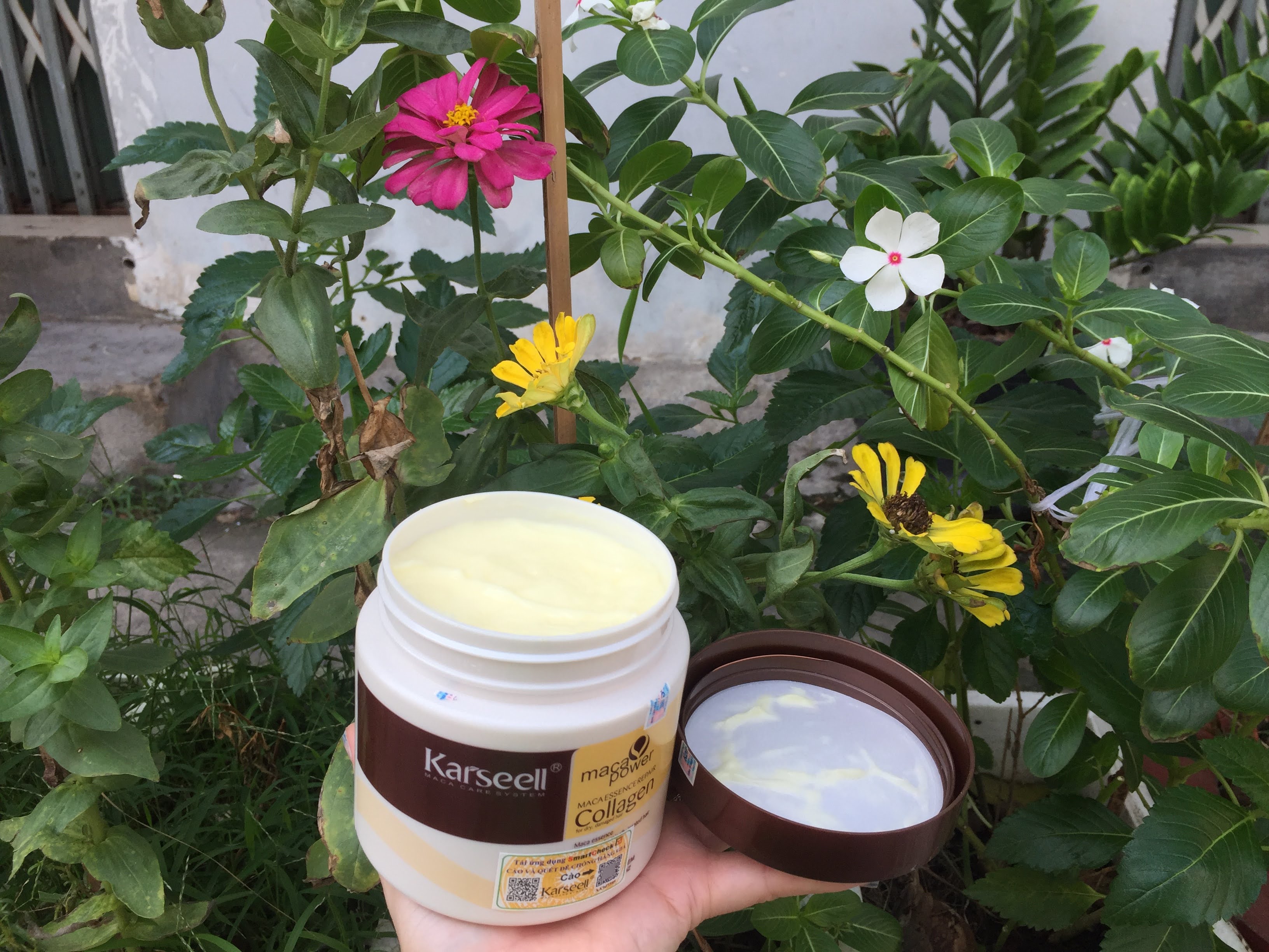Hộp hấp dầu ủ tóc Collagen Karseell 500 ml