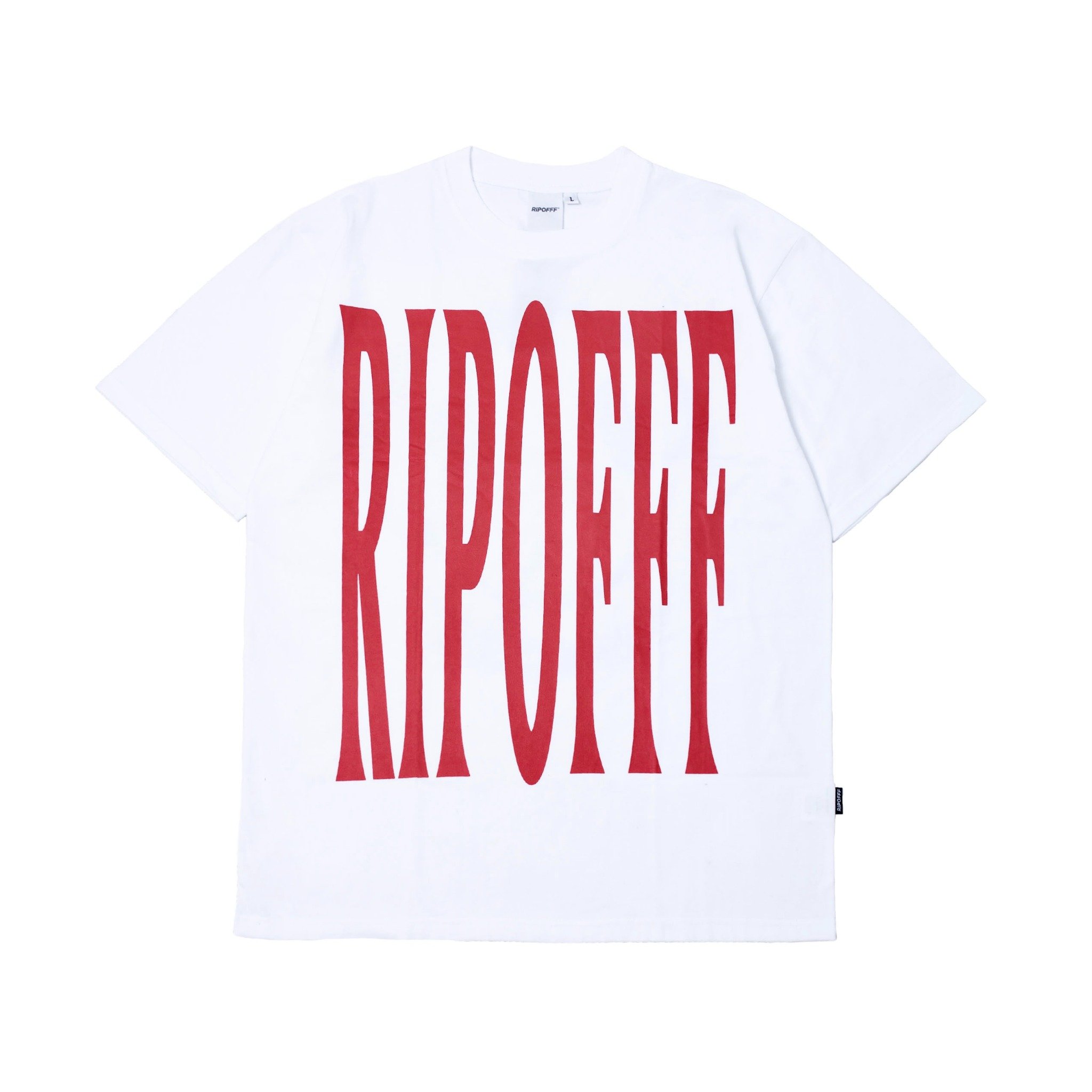 RIPOFFF Big Logo  T-shirt - White