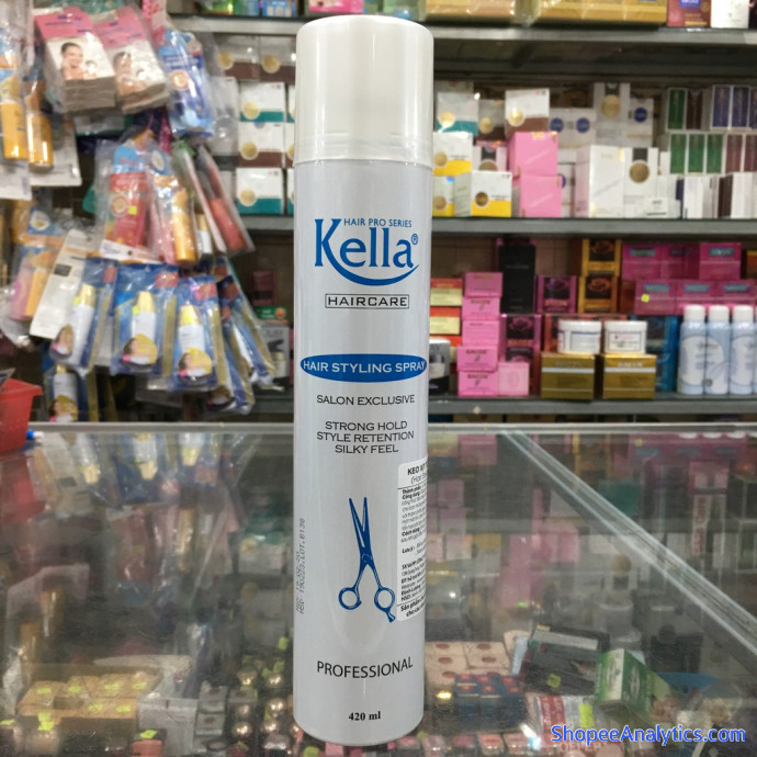 Keo Xịt Tóc Giữ Nếp Kella 420ml