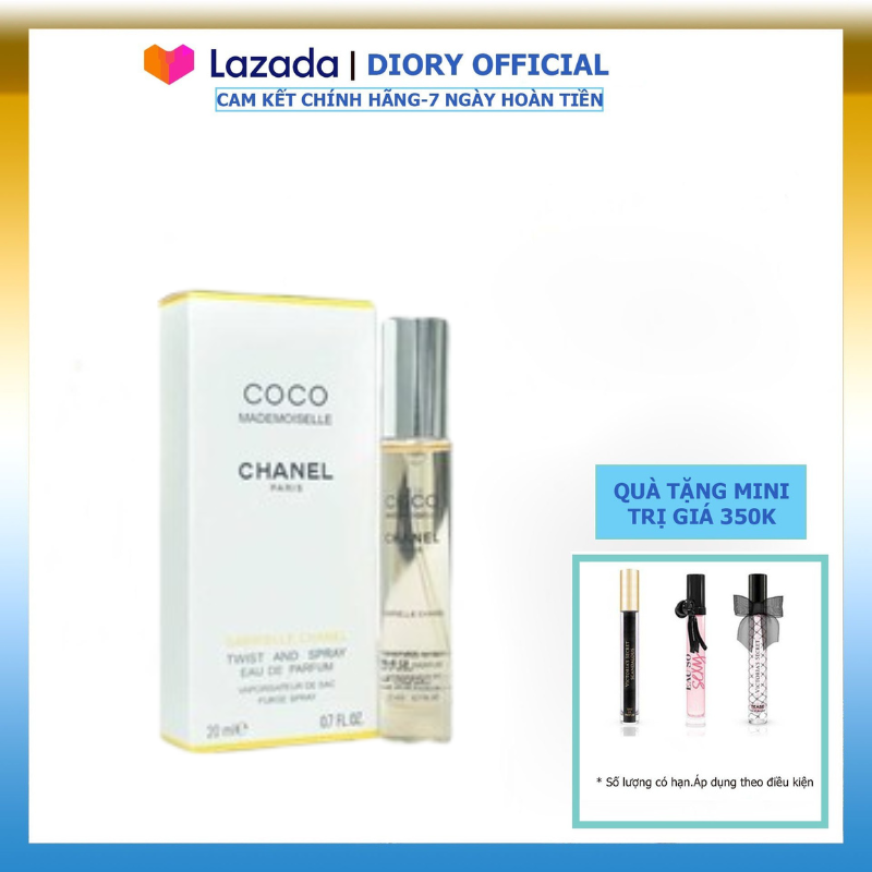 Nước Hoa Chanel Coco Twist And Spray EDP 3 x 20ml  Huong Lee Cosmetic